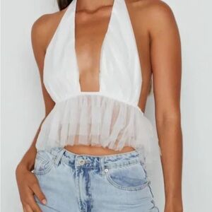 Beginning Boutique Cupcake White Top